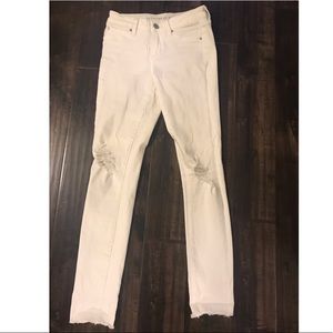 Articles of Society white destroyed jeans